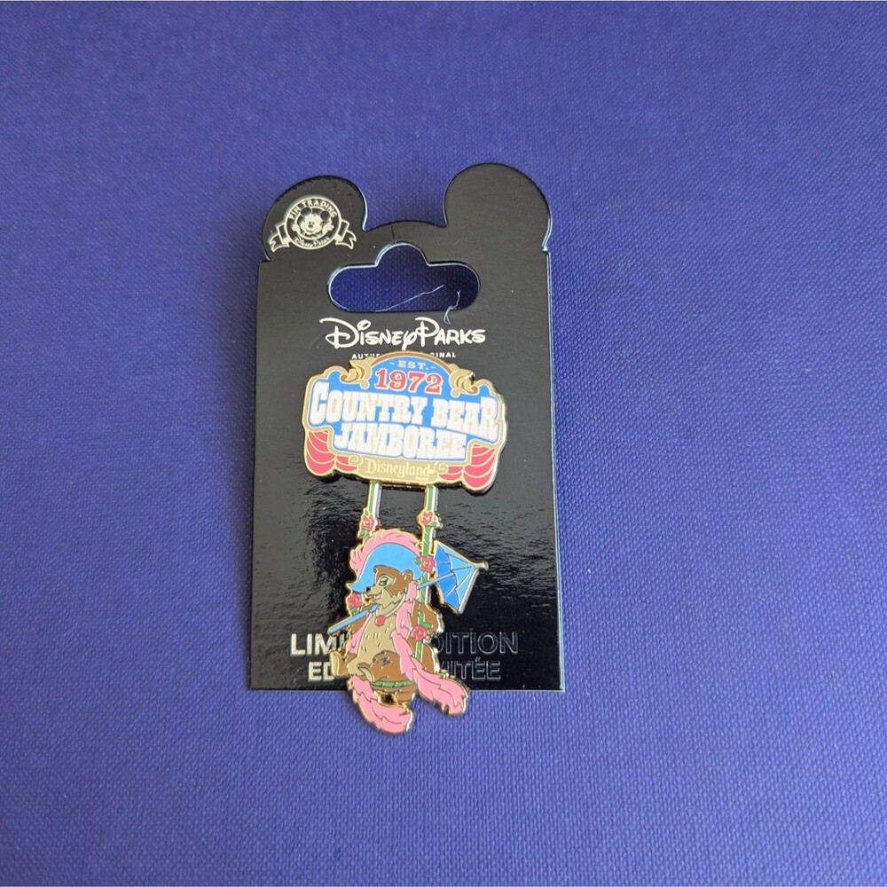 Disney 1972 Country Bear Jamboree Pin Teddy Berra 45th Anniv NEW RARE